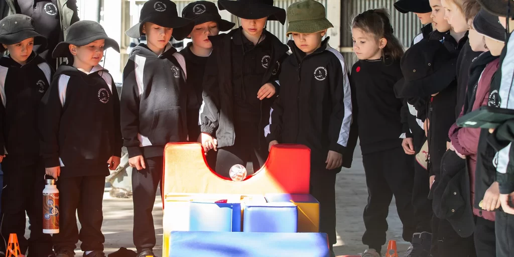 Sphero robots with Western Downs Regional Council